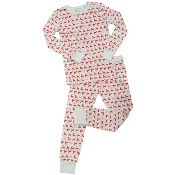 Crew Cuts Sleepwear Pajamas Reindeer Holiday Winter Christmas - Picture 1 of 8